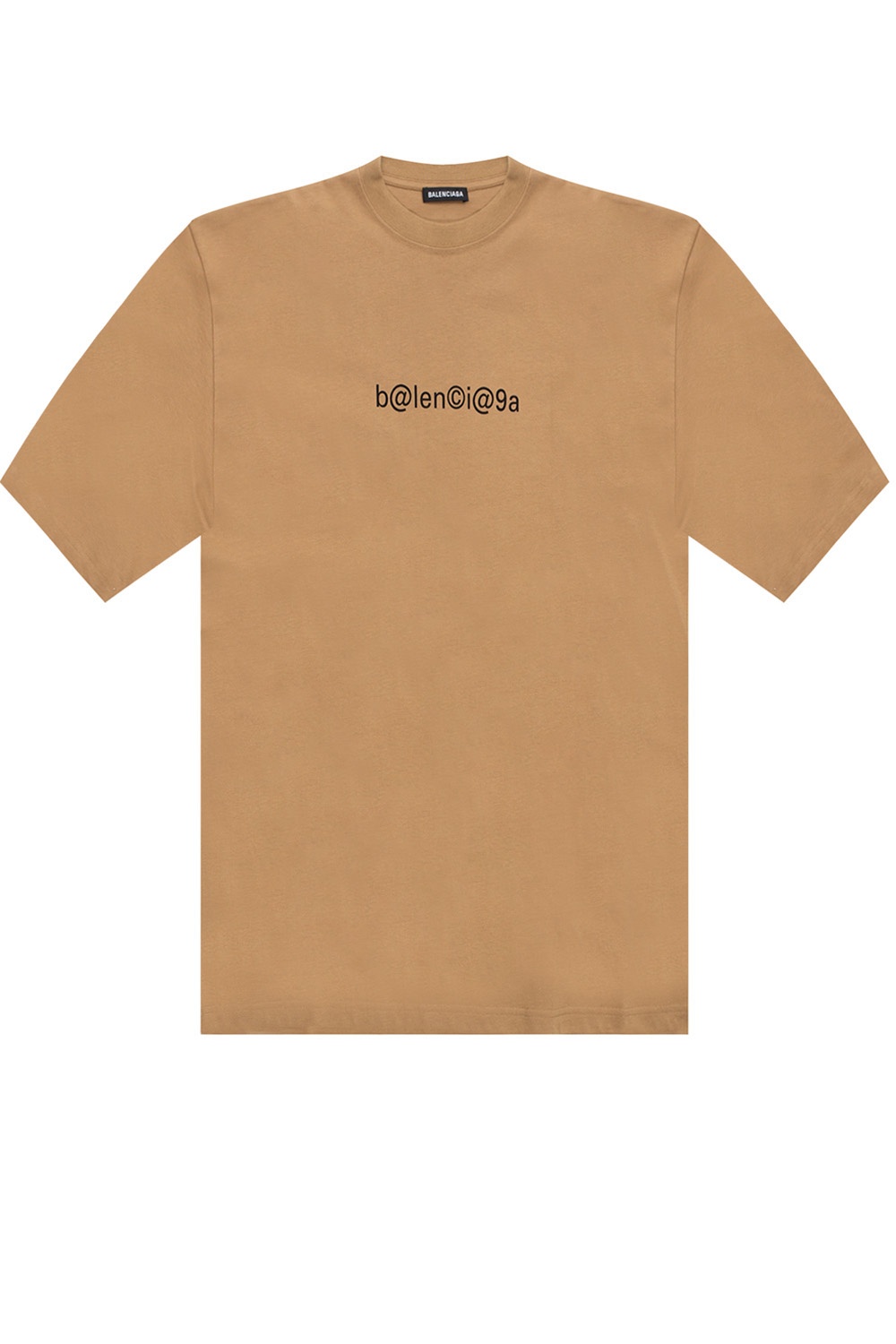 balenciaga brown t shirt